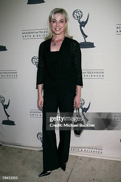 Actress Kim Johnston Ulrich arrives at the Academy of Television Arts and Sciences Daytime Emmy Nominee Reception at French 75's June 5, 2007 in...