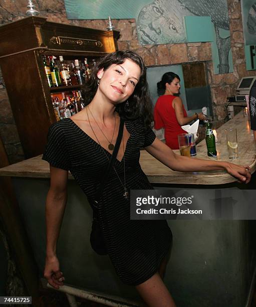 Clubber poses for a photograph in Pacha nightclub in Eivissa town on June 5, 2007 in Ibiza, Spain. Pacha will celebrate its 34th birthday tomorrow...