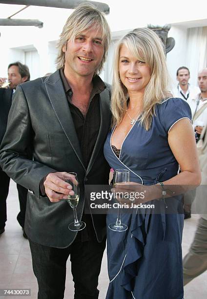 Singers Steve Norman and Shelley Preston attend a party at the Hotel Hacienda on June 7, 2007 in Ibiza, Spain. The Inaugural Ibiza and Formentera...