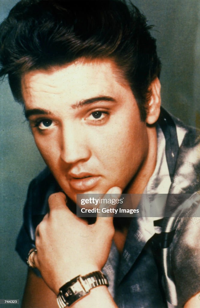 Singer Elvis Presley...