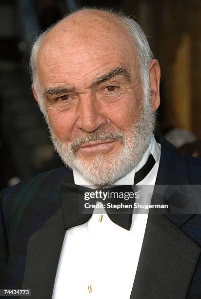 Actor Sean Connery arrives to the 35th AFI Life Achievement Award tribute to Al Pacino held at the Kodak Theatre on June 7, 2007 in Hollywood,...