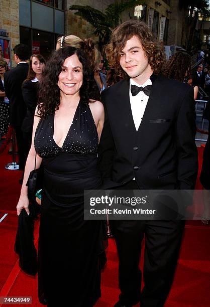 Roberta Pacino and Chad Richmond arrive to the 35th AFI Life Achievement Award tribute to Al Pacino held at the Kodak Theatre on June 7, 2007 in...