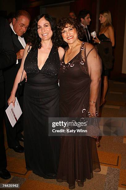 Roberta Pacino and Rosemary Pacino ,sisters of Al Pacino attend the pre-show cocktail reception during the 35th AFI Life Achievement Award tribute to...