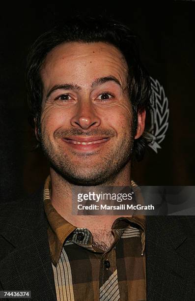 Professional Skateboarder and Actor, Jason Lee attends the transworld skateboarding magazine's skate awards and 25th anniversary celebrations at the...