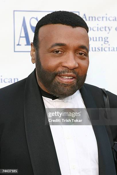 Andrae Crouch attends the American Society of Young Musicians 15th Annual Spring Benefit at the Celebrity Center International on June 7, 2007 in...