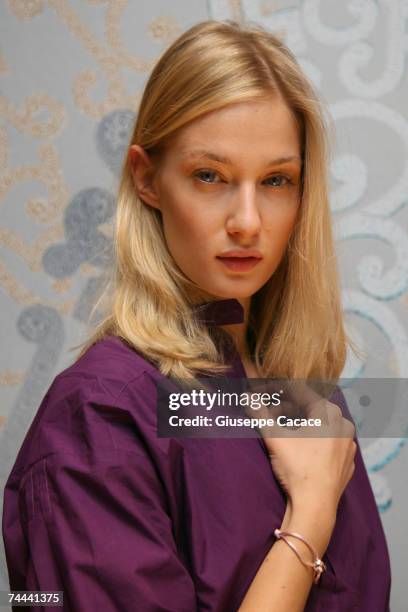 Eva Riccobono attends at the Cartier 'Love Day' charity in event in Cartier Boutique on June 8, 2007 in Milan, Italy.