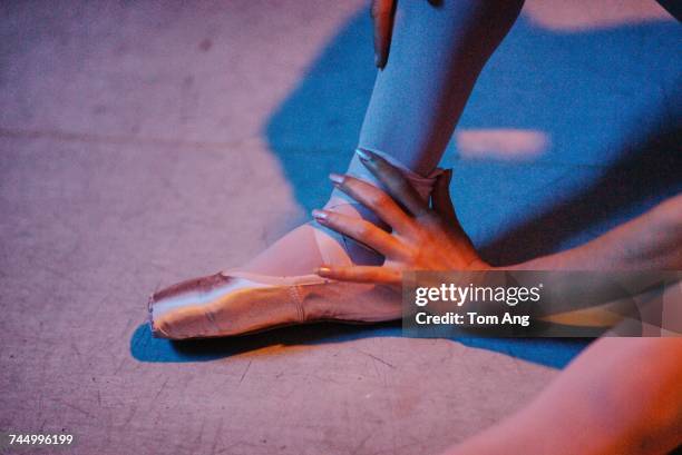 hands - ballet feet hurt stock pictures, royalty-free photos & images