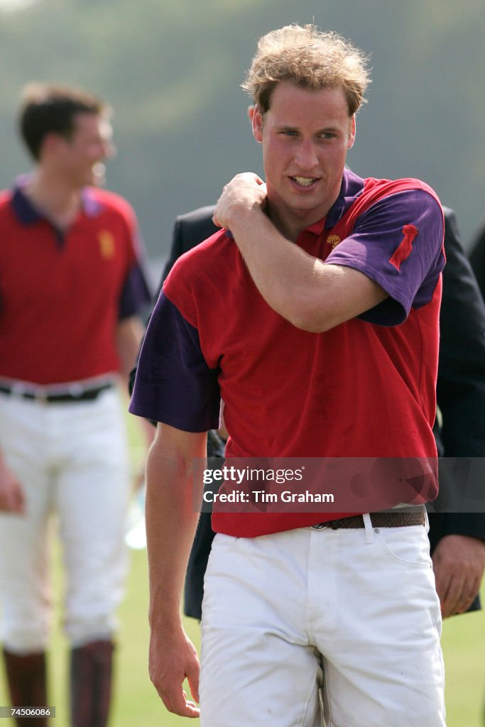 Prince William At Cirencester Polo Club