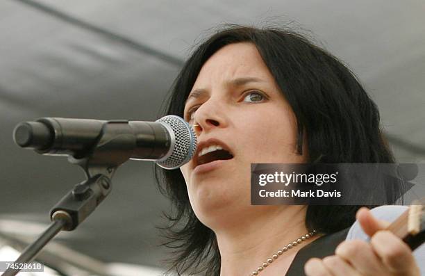 The band Lisa Dewey & The Lotus Life perform at the Los Angeles LGBT Pride Celebration June 10, 2007 in West Hollywood, California.