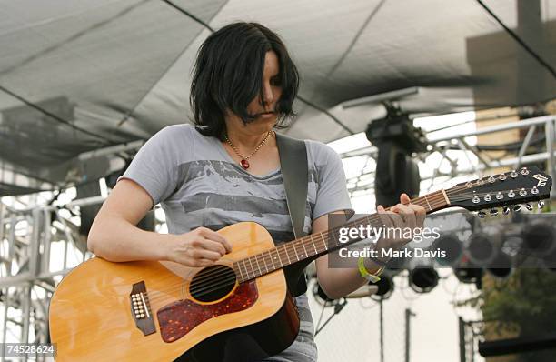 The band Lisa Dewey & The Lotus Life perform at the Los Angeles LGBT Pride Celebration June 10, 2007 in West Hollywood, California.