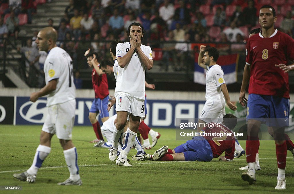 Serbia U21 v Italy U21 - UEFA U21 Championship