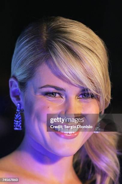 Australian actress Rachael Taylor attends the special event celebrity screening of the new film "Transformers" at Hoyts Entertainment Quarter, Moore...