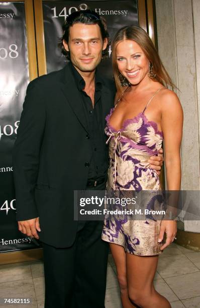 Dancing with the Stars" dancers Alec Mazo and Edyta Sliwinska arrive to the premiere of MGM and Dimension Films' "1408" held at Mann National Theatre...