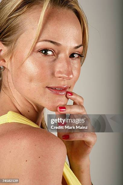 Actress Chauntae Davies from the film "Have Love, Will Travel" poses for a portrait during the 2007 CineVegas film festival on June 11, 2007 at the...