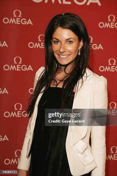 Designer Camilla Freedman Topper arrives at the opening of the new Sydney OMEGA Boutique at Martin Place on June 13, 2007 in Sydney, Australia. An...