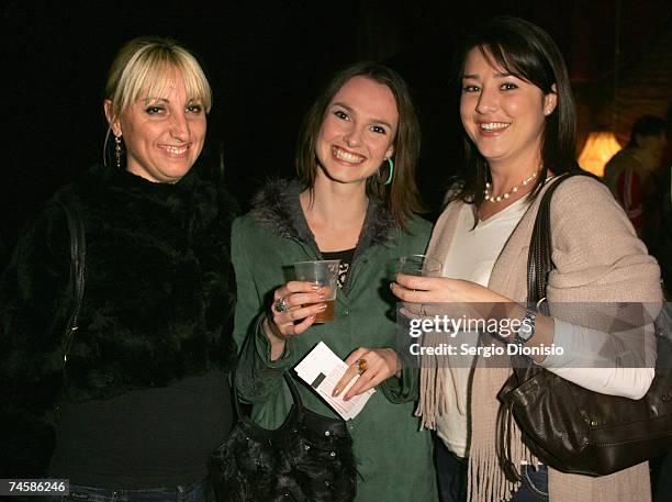 Film producer Anne Robinson, actress Alison Galligher and Heidi Shakespear attend an after show party following the Australian premiere for new...