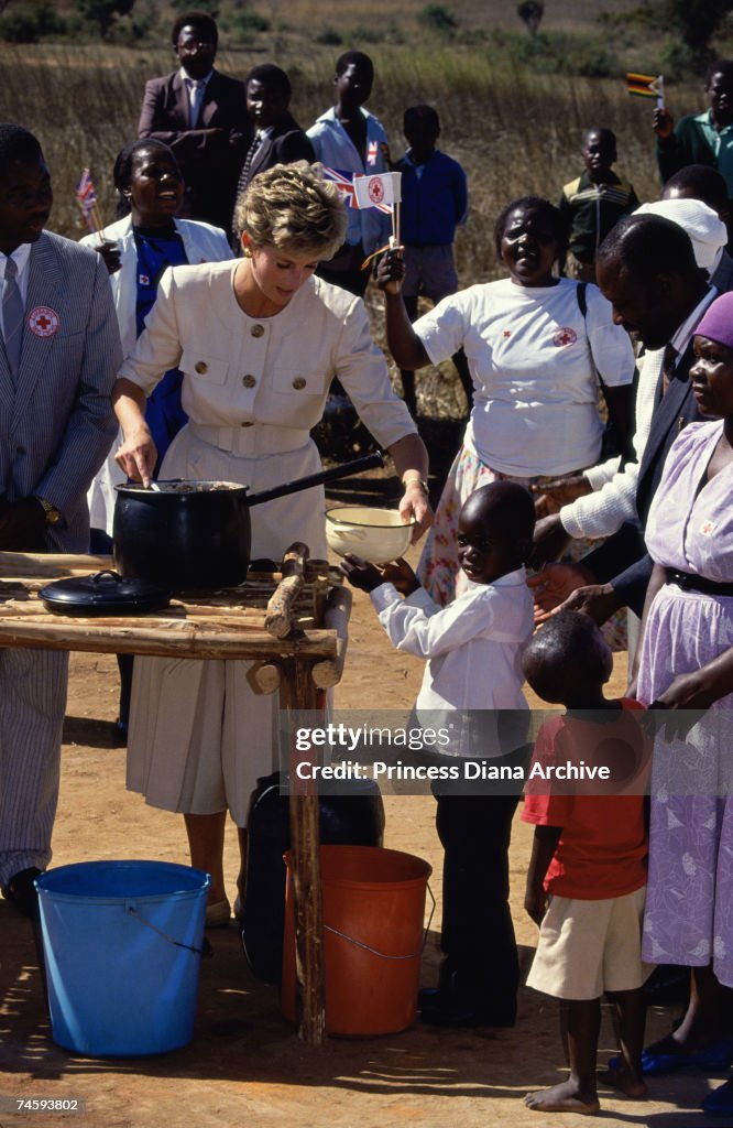 Diana Feeds Refugees
