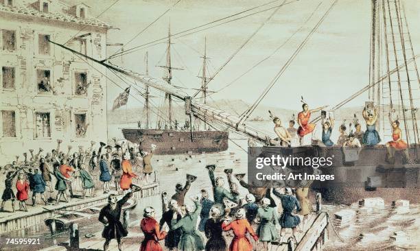 The Boston Tea Party , 1846