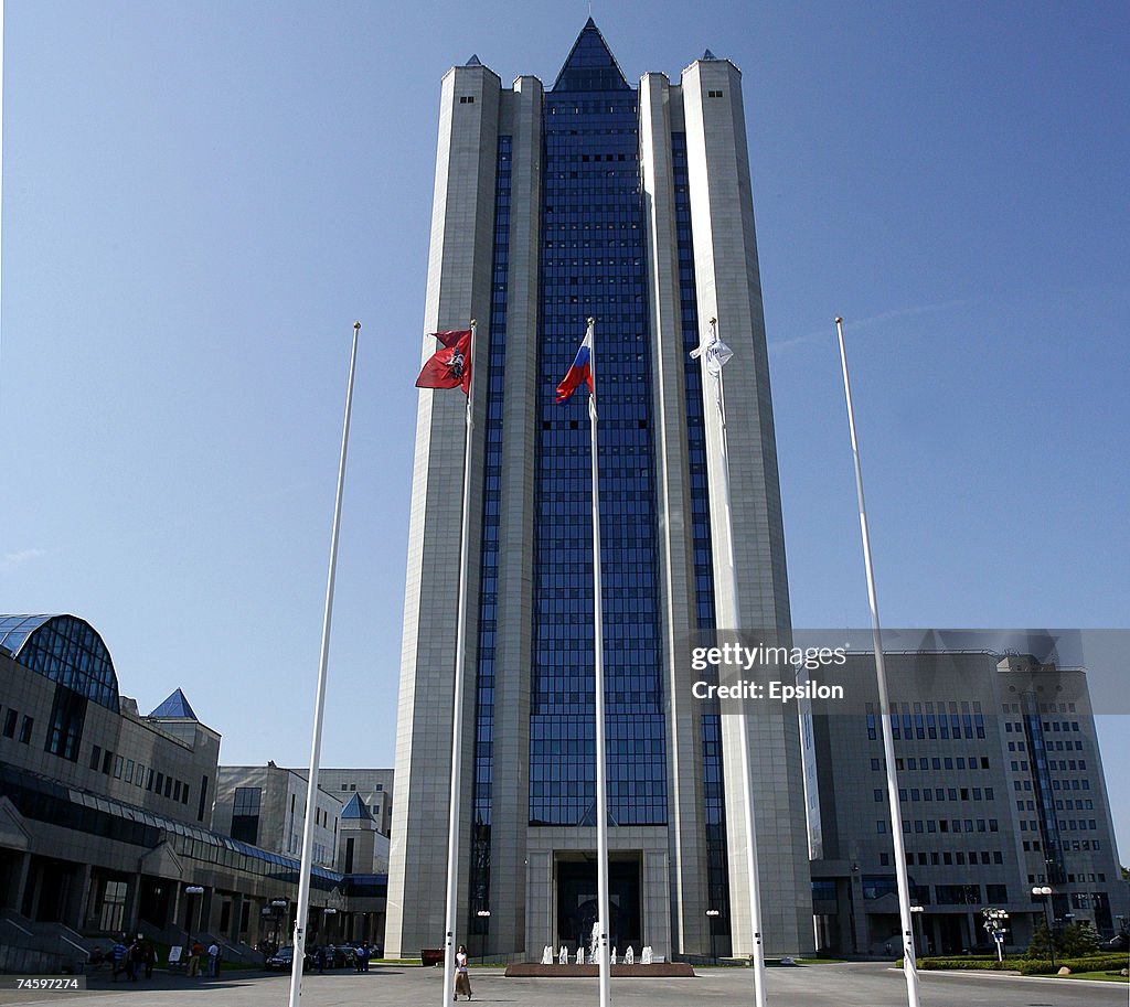 Russian Gas Monopoly Gazprom Headquarters