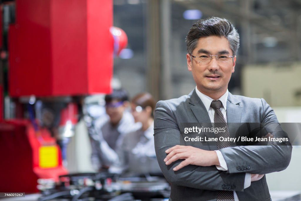 Portrait of confident businessman