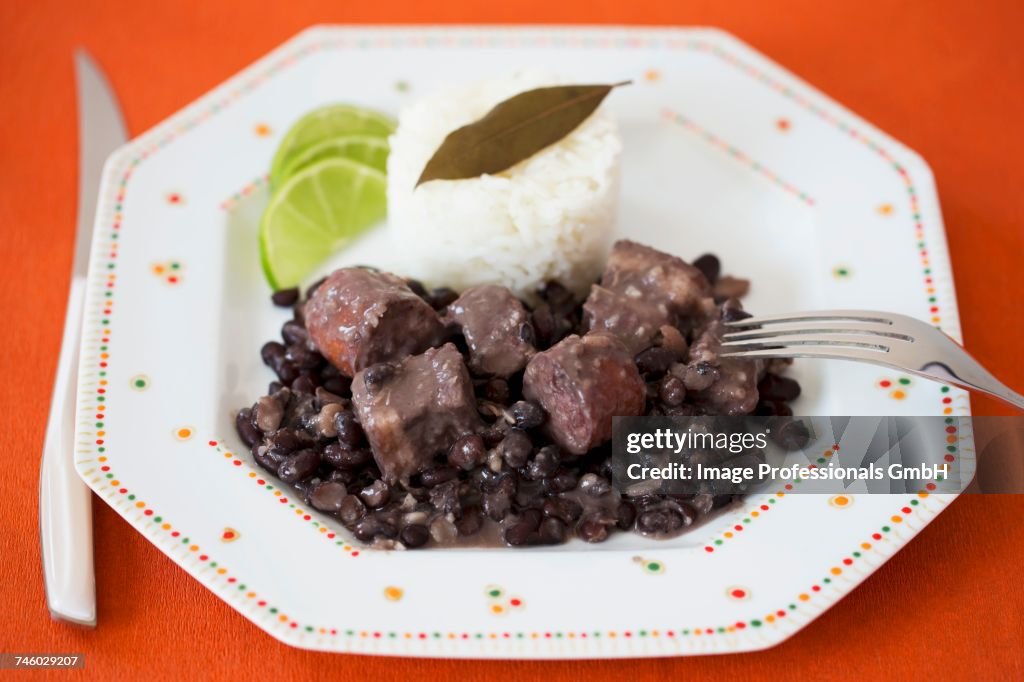 Feijoada (stew with black beans and sausage, Brazil)