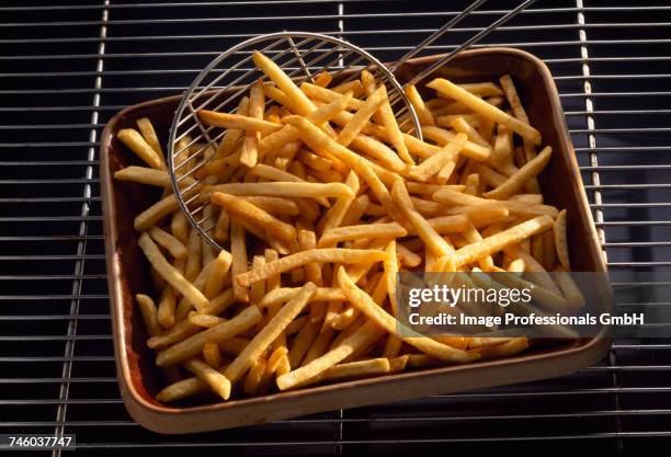 oven cooked thin french fries - allumette stock pictures, royalty-free photos & images