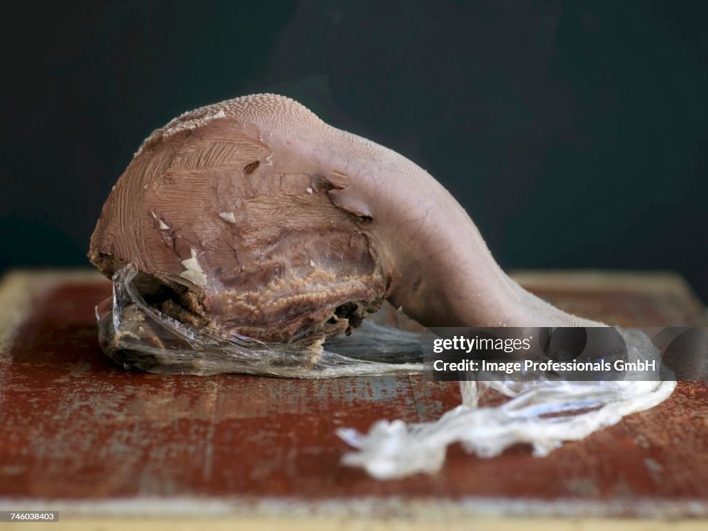 Cooked beefs toungue