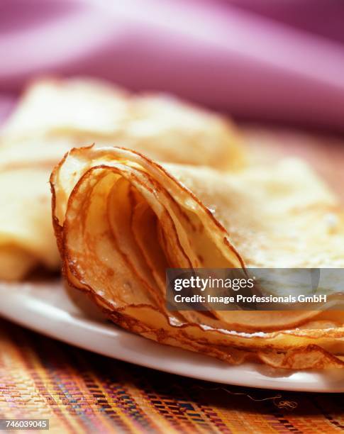 sugar pancakes - made in britanny stock pictures, royalty-free photos & images