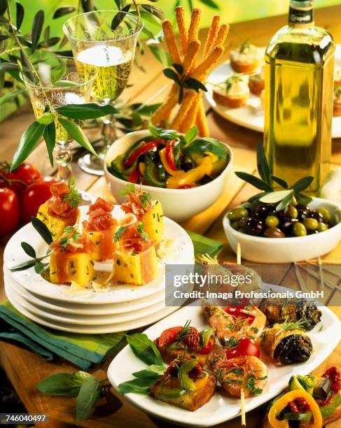 antipasti - olive pimento stock pictures, royalty-free photos & images
