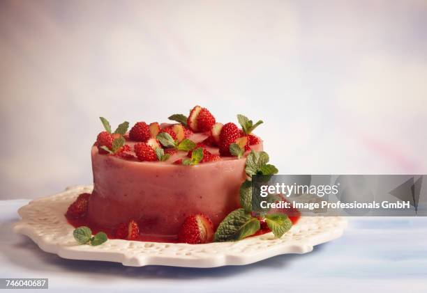 fraisier - fraisier stock pictures, royalty-free photos & images