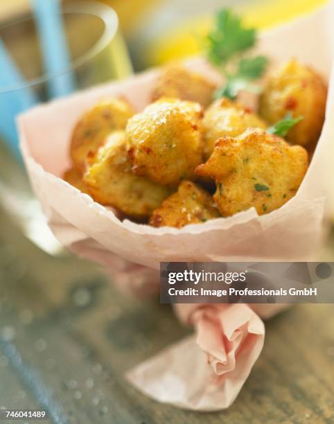 cod fritters - beignets bildbanksfoton och bilder