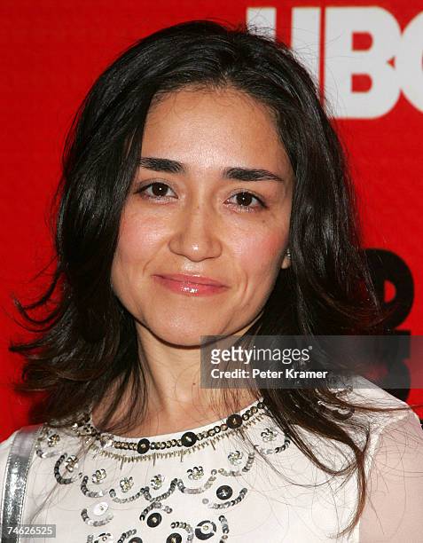 Actress Michelle Paress attends The Fourth Season Premiere of "Entourage" presented by HBO at the Ziegfeld Theatre on June 14, 2007 in New York City.