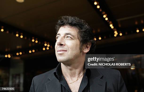 New York, UNITED STATES: Patrick Bruel stands in front of the Beacon Theatre before his concert in New York 14 June 2007. Bruel said this was his...