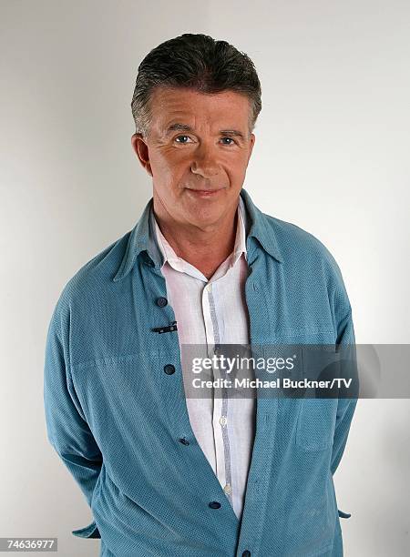 Actor Alan Thicke poses for a portrait at the TV Guide Channel Studios on June 8, 2007 in Hollywood, California.