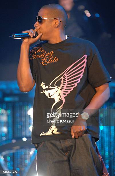 Jay-Z at the Madison Square Garden in New York City, New York