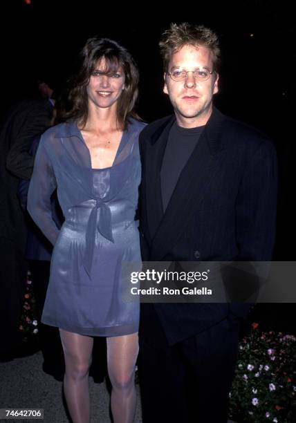 Kiefer Sutherland and Wife Kelly Winn at the Paramount Studios in Hollywood, California