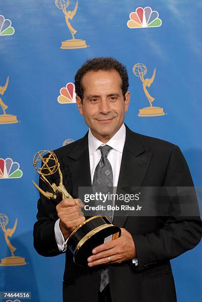 Tony Shalhoub, winner Outstanding Lead Actor in a Comedy Series for ?Monk? at the Shrine Auditorium in Los Angeles, CA