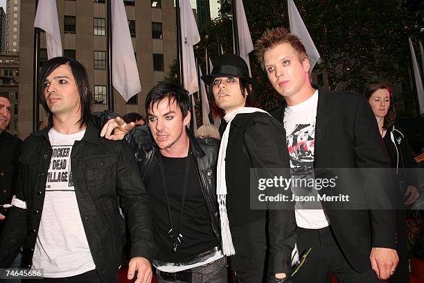 Seconds to Mars at the 2006 MTV Video Music Awards - MTV News Red Carpet at Radio City Music Hall in New York City, New York.