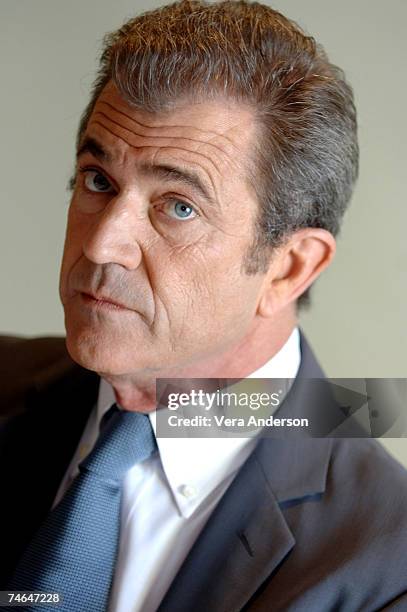 Mel Gibson during "Apocalypto" Press Conference with Mel Gibson at the Four Season Beverly Hills in Beverly Hills, California.