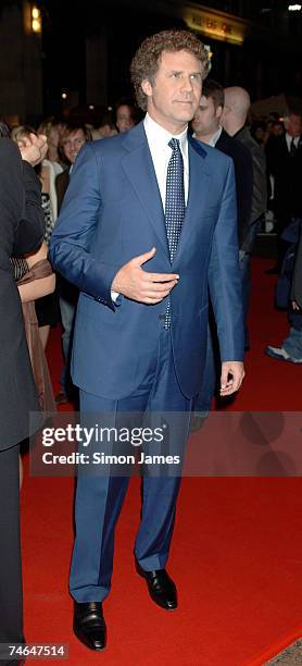 Will Ferrell, wearing Domenico Vacca at the Odeon West End in London, United Kingdom.