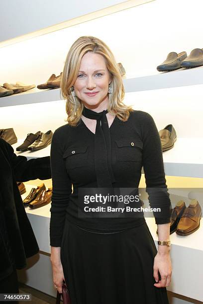 Laura Linney at TODS 2007 Collection at the TODS on 121 East Oak Street in Chicago, Illinois