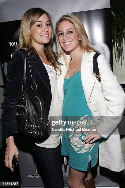 Lauren Conrad and Heide Montag at the Dolce in Los Angeles, California
