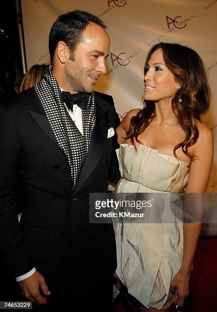 Tom Ford and Jennifer Lopez at the Cipriani 42nd Street in New York City, New York
