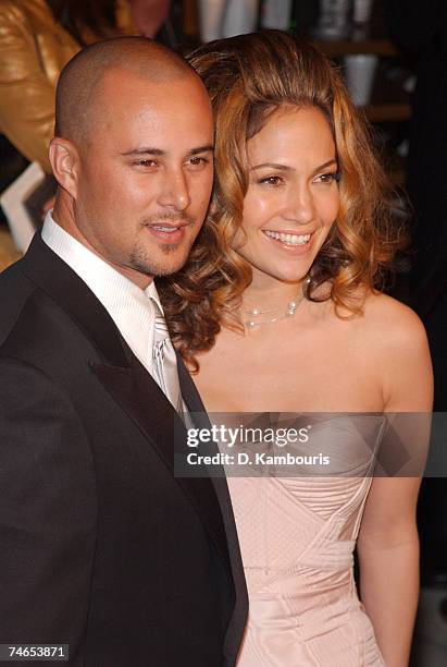 Cris Judd & Jennifer Lopez at the Morton's Restaurant in West Hollywood, California