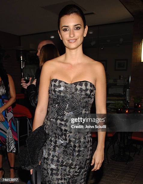 Penelope Cruz at the Michelle's Brasserie in Toronto, Canada.