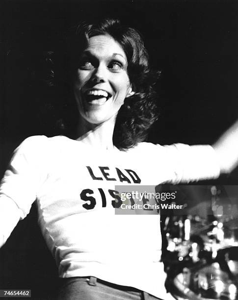 Carpenters 1976 Karen Carpenter at the Music File Photos 1970's in London, United Kingdom.