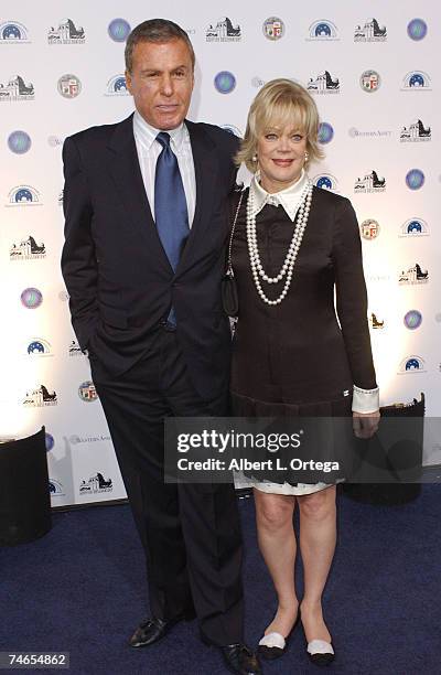 Mark Nathanson and Candy Spelling at the Griffith Observatory in Los Angeles, CA