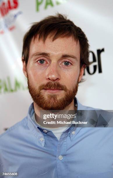 Actor Aaron Ruell attends the "On the Road with Judas" screening held at the Brenden Theatres inside the Palms Casino Resort during the CineVegas...