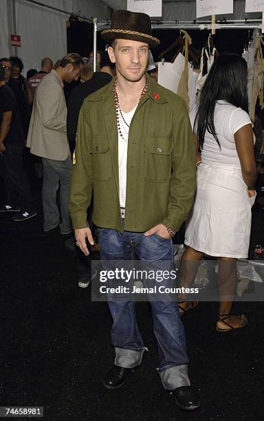 Chasez at the The Tent, Bryant Park in New York City, New York