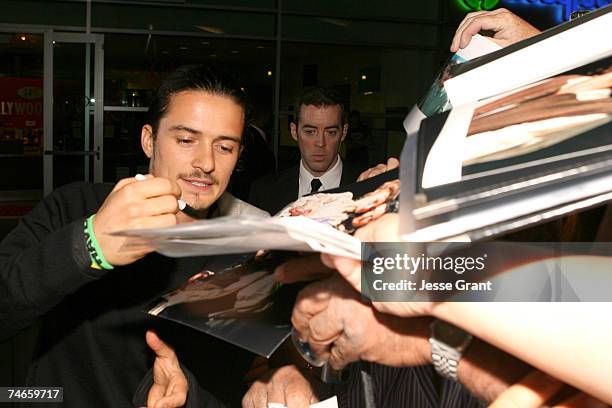 Orlando Bloom at the ArcLight in Hollywood, California